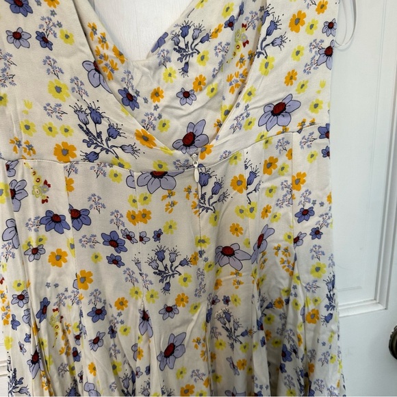 Free People It Takes Two Open-Back Mini Dress In Ivory Combo - Picture 8 of 9